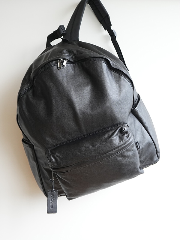 [PA-0027]PACKING(パッキング)LEATHER BACK PACK(レザーバックパック)/リュックサック/大容量