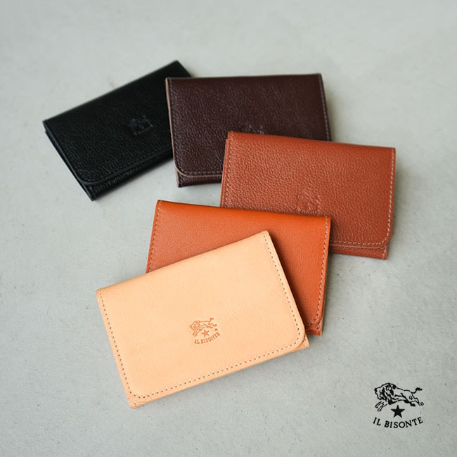 【国内正規販売店】[411620]IL BISONTE(イルビゾンテ)カードケース/名刺ケース/小物
