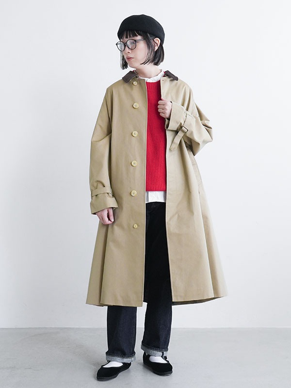 50%OFF】[GY-A0429SYR]Gymphlex(ジムフレックス) BELTED BALMACAAN 