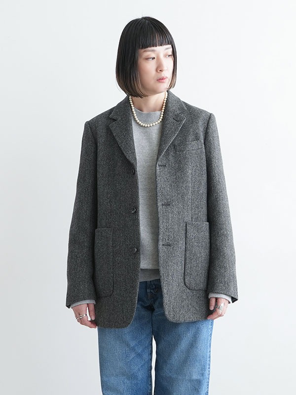 40%OFF】[23AMSJK01]THE SHINZONE(ザ シンゾーン) HERRINGBONE JACKET 