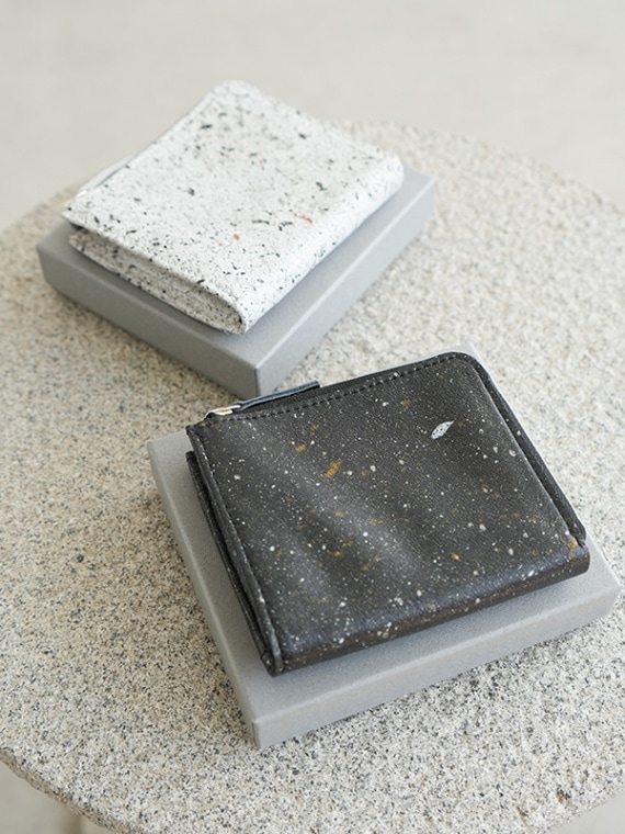 【SALE 50%OFF】[CRMK-05]CRONY.(クルニー) Half Zip Wallet Small  -Mikage - ハーフジップウォレット ミカゲ 財布 革財布 レザーウォレット[25pr]