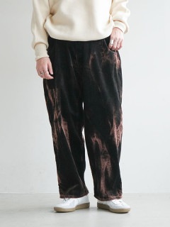 tsuzuli(ツヅリ) EZ 5P PANTS CORDUROY FADE コーデュロイパンツ ボトムス ズボン ワイドパンツ フルレングス レディース [TP2206F]
