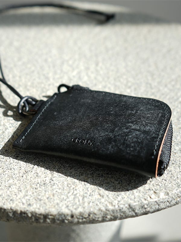 [CRN-01]CRONY.(クルニ―)Neck Strap Coin Bridle コインケース 財布 ポーチ