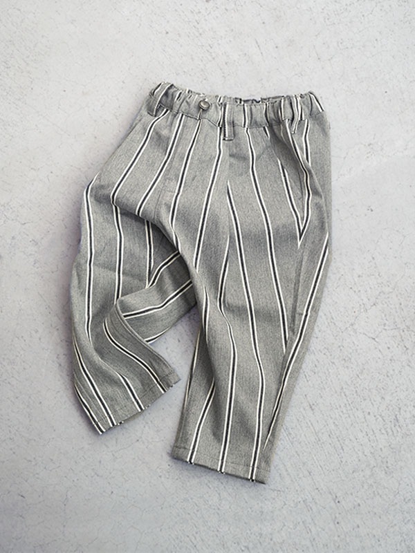 【SALE 50%OFF】[R121014]F.O.KIDS(エフオーキッズ)  先染めタックパンツ 10分丈  長ズボン 90・100・110・120・130・140サイズ セール