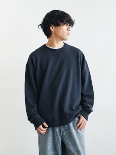 【SALE 50%OFF】CURLY&Co.(カーリー) RAFFY CREWNECK P/O ラフィークルーネックプルオーバー トップス トレーナー スウェット セール [241-331224]