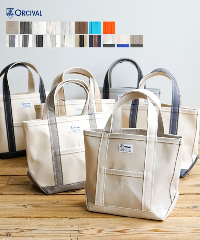 OR-H0285KWC] ORCIVAL(オーチバル/オーシバル) キャンバストートバッグ