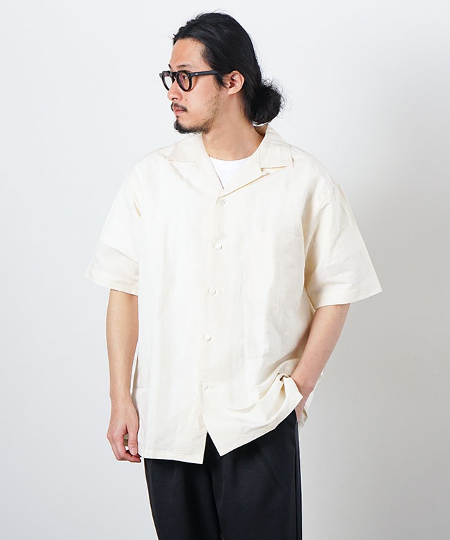 [VTD-0383-SH]A VONTADE(アボンタージ) Open Collar Shirts S/S オープンカラーシャツ ショートスリーブ