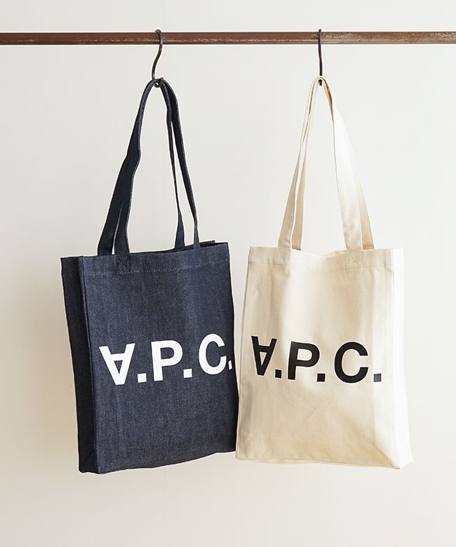 トートバッグ A.P.C. Tote Bag Laure A.P.C. - Laure ブラックロゴトートバッグ（25082102490