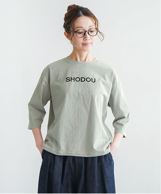 PACIFIC PARK STORE(パシフィックパークストア) 17/1 BD天竺ヘムラウンドプリントTee ”SHODOU” Tシャツ [PPS-28228]