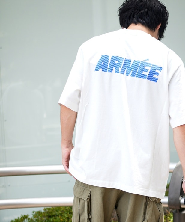 トップス blurhms ROOTSTOCK ARMEE Print Tee WIDE ARMEE Print Tee WIDE