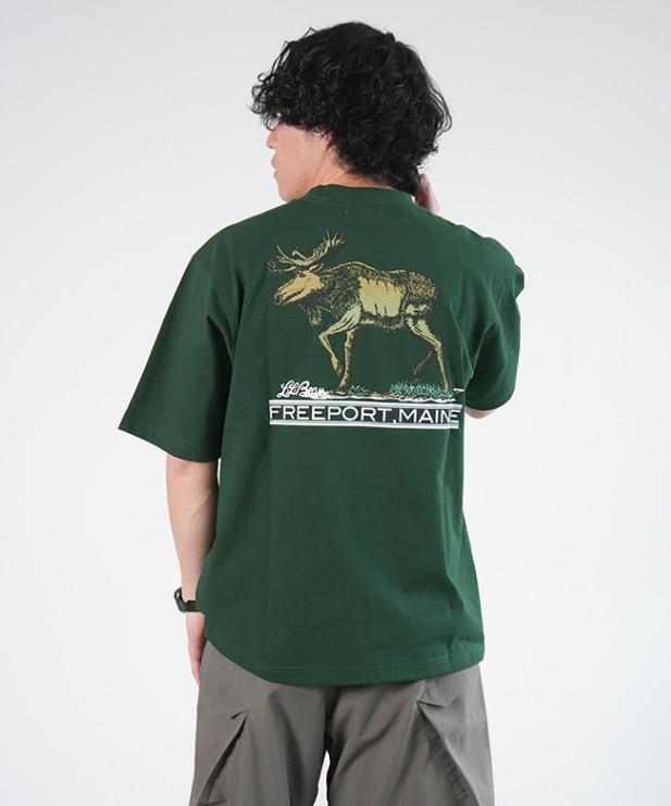 [4275-6067]L.L.Bean(エルエルビーン)Men's Morrill Short-Sleeve Animal Graphic Tee モリル・ショートスリーブ・アニマル・グラフィックT