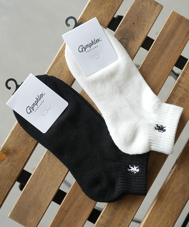 GY-H0279TCS]Gymphlex(ジムフレックス) SHORT CREW SOCKS/ショート