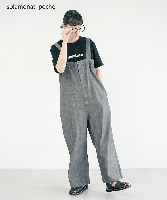 solamonat poche オーバーオール サロペット 楽天市場】◇[poche-wl-oa] solamonat poche(ソラモナポッシェ