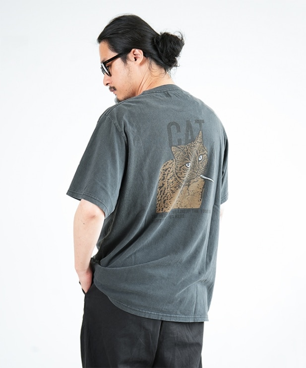 [RN26349130]REMI RELIEF(レミレリーフ) HARD SP加工 20/天竺レギュラーT  I NEED CAT