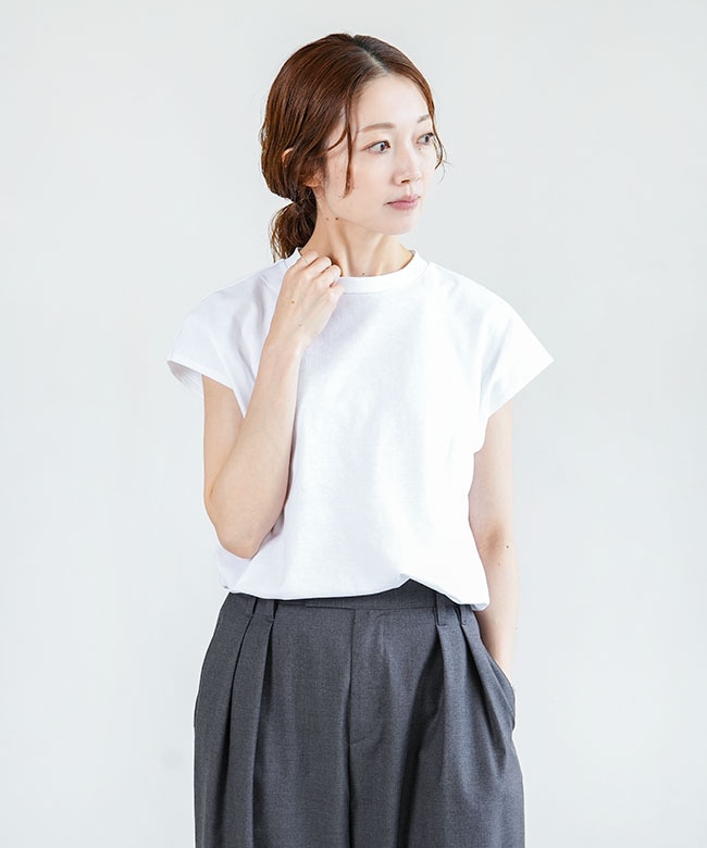 SLOBE IENA OUD ウード シアーTシャツ カットソー 半袖 イエナ SLOBE IENA OUD ウード シアーTシャツ カットソー 半袖 イエナ