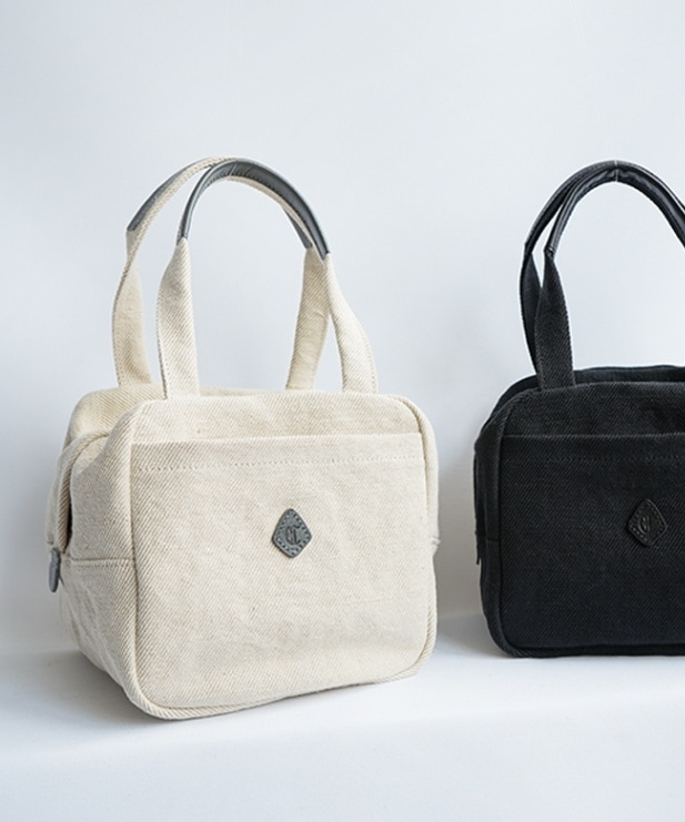 [CL3725]【保存袋付き】CLEDRAN(クレドラン)スクエアトートバッグ