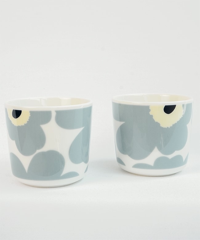 【国内正規販売店】 marimekko(マリメッコ)【日本限定】 Unikko(ウニッコ)コーヒーカップセット(ハンドルなし) [52249473116]