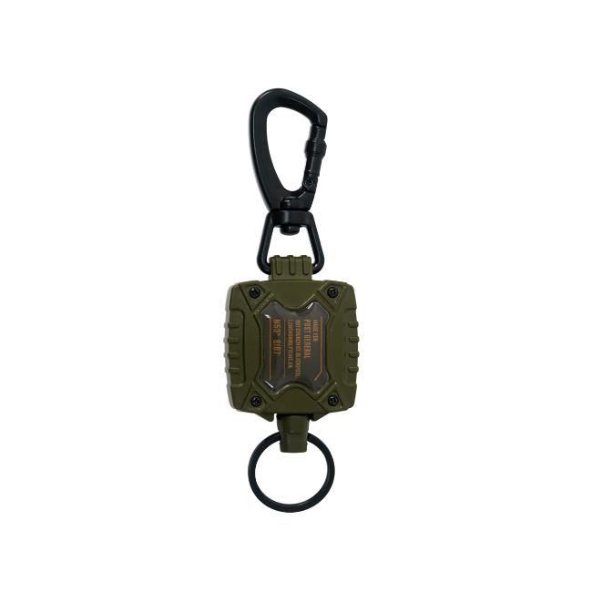 / POST GENERAL(ポストジェネラル) / REEL KEY HOLDER / リールキーホルダー - OLIVE 【ラッピングキット適用外】 [982470004]