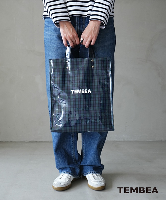 TEMBEA ネイビー トートバッグ TMB-2285H]TEMBEA(テンベア) PAPER TOTE MEDIUM ペーパートート