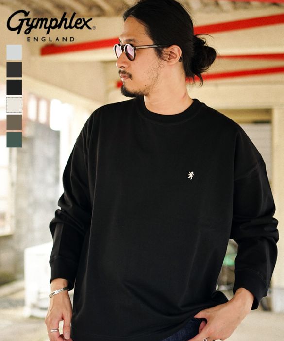 [GY-C0389HWJ] Gymphlex(ジムフレックス) クルーネック長袖Tシャツ/トップス/レディース