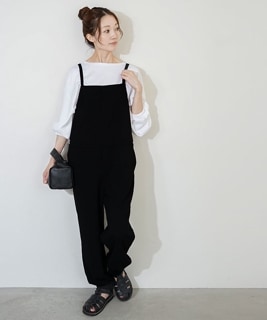 【SALE 50%OFF】[C2242]ANTGAUGE(アントゲージ) T/Rストレッチツイル サロペット レディース ボトムス オーバーオール オールインワン セール