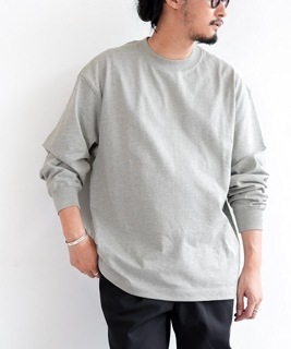 [KSBSCS01]KAPTAIN SUNSHINE(キャプテンサンシャイン) SUVIN SUPIMA L/S TEE HEAVY Tシャツ スビン スーピマ Tシャツ ヘビー