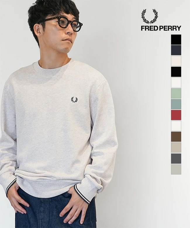 FRED PERRY ライトグレー トレーナー 000000023213_cxumsGj.jpg