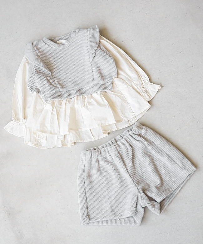 【SALE 30%OFF】[S416014]SERAPH(セラフ)/F.O.KIDS(エフオーキッズ) 起毛ニットソーセットアップ 90 100 110 120 130 140サイズ [2412p] セール