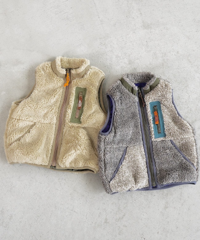 【SALE 50%OFF】[R403014]F.O.KIDS（エフオーキッズ）リバーシブルボアベスト 90cm 100cm 110cm 120cm 130cm 140cm 150cm [2412p] セール