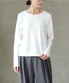 ◇[SMA-PL-CTL]SOLAMONAT(ソラモナ) ミニ裏毛 ベーシッククルーネックカットソー トップス Tシャツ