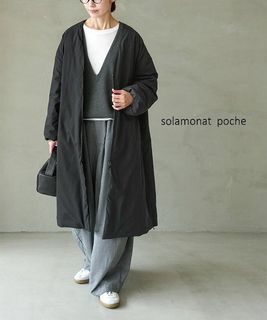 solamonat poche アウター（ロング） 楽天市場】solamonat（テイスト（ファッション）カジュアル）（コート