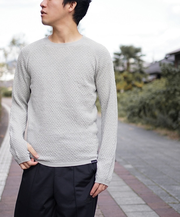 BW0502]BRING(ブリング) WUNDERWEAR CREWNECK ワンダーウェア
