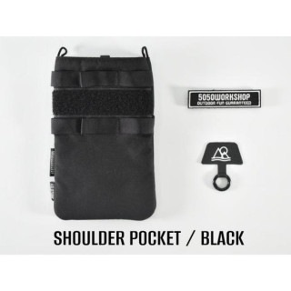 / 5050WORKSHOP(5050ワークショップ) / SHOULDER POCKET【BLACK】【ラッピングキット適用外】 [tr037-5ws-4350]