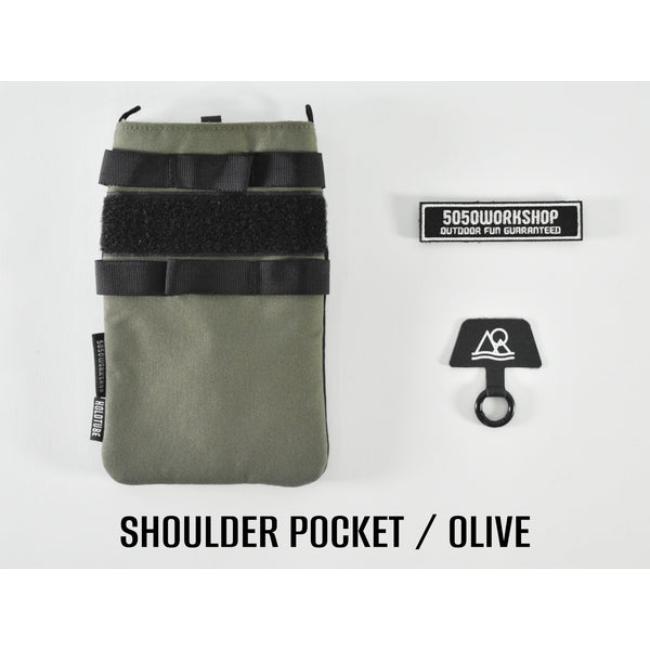 【SALE 30%OFF】[tr037-5ws-4351] / 5050WORKSHOP(5050ワークショップ) / SHOULDER POCKET【OLIVE】【ラッピングキット適用外】 [2412p] セール