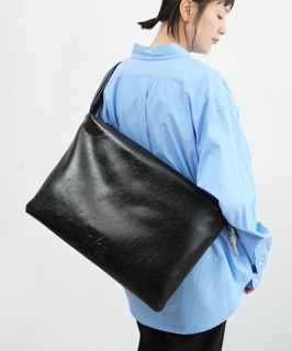 【SALE 50%OFF】[FLE36251B0001]F/CE.(エフシーイー)TECH LEATHER BIG SHOULDER TOTE / エフシーイー テックレザービッグショルダートート セール