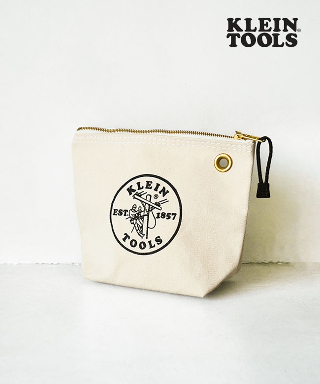 [5539nat]KLEIN TOOLS(クラインツールズ) Canvas Zipper Bag キャンバスジッパーバッグ 雑貨 【メール便対応可】