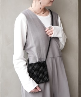 【SALE 50%OFF】[AN-240515]The Bagmati(バグマティ)  ビーズショルダーバッグ バッグ ビーズバッグ セール