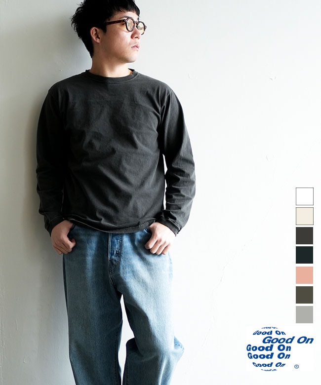 GOOD ON(グッドオン) ロングスリーブクルーＴシャツ [GOLS-802]