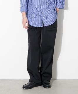 【SALE 30%OFF】[251-760213]Curly&Co.(カーリー) SOLID DOUBLE-KNIT BAKER PANTS ソリッドダブルニットベイカーパンツ  メンズ ボトムス イージーパンツ スラックス トラウザー セール