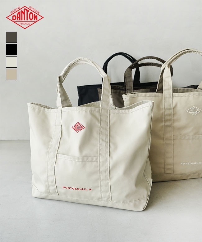 新品DANTON | キャンバス マルシェバッグ MONTORGUEIL ◇[MONTORGUEIL]DANTON(ダントン) CANVAS MARCHE BAG キャンバス