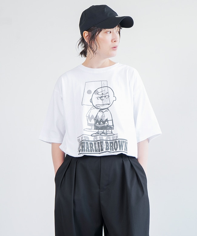 チャーリー・ブラウン☆ジョンブルTシャツ JT251C52]JOHNBULL(ジョンブル) PEANUTS チャーリーブラウン T
