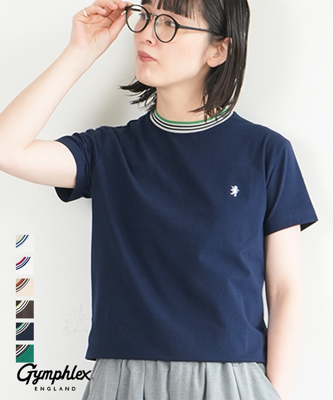 Gymphlex(ジムフレックス) CCB_CREW NECK KNIT-LINE T-SHIRT クルー