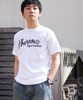 Pherrow's(フェローズ) WOODY別注半袖プリントTシャツ 