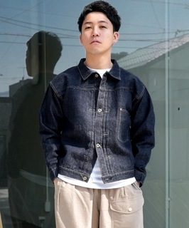 SUGAR CANE(シュガーケーン) SUGAR CANE Super “Denim” Collectibles #10 14oz. BLUE DENIM BLOUSE “S1945” MODEL (T-BACK) [SC19010T]