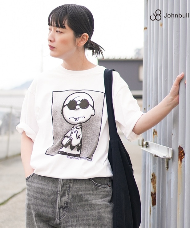 JOHNBULL　PEANUTS GANG SHADES T　新品　Sサイズ ≪追加≫JOHNBULL/ジョンブル PENUTS GANG SHADES T（Tシャツ