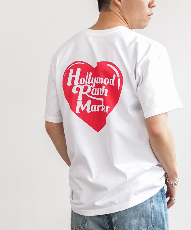 [1015733]HOLLYWOOD RANCH MARKET(ハリウッドランチマーケット) ハートイン HRM ショートスリーブTシャツ メンズ トップス カットソー 半袖 クルーネック