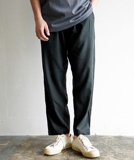 【SALE 50%OFF】gym master(ジムマスター)×WOODY HOUSE(ウッディーハウス) WOODY別注 麻レーヨンイージーパンツ メンズ ボトムス フルレングス セール [WH-004] セール