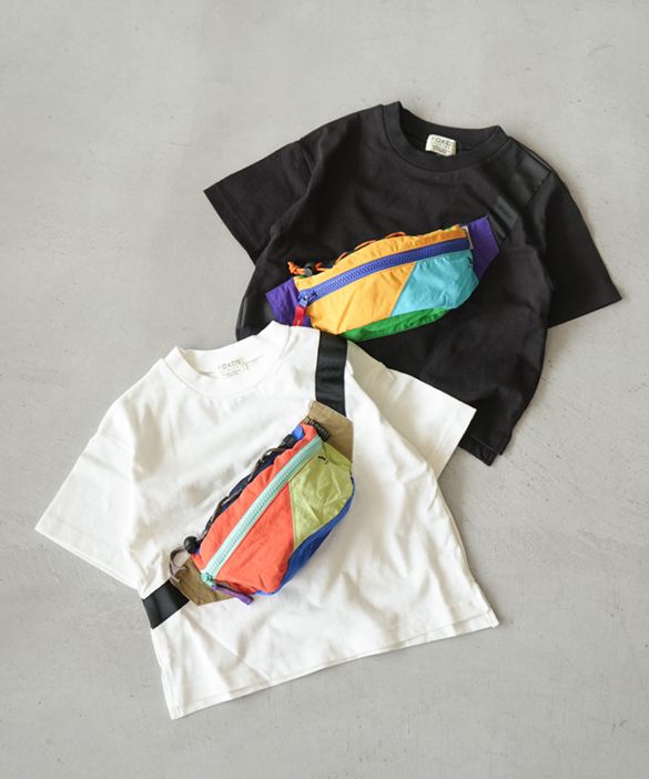 [R207155]F.O.KIDS(エフオーキッズ)サコッシュTシャツ クルーネック 半袖