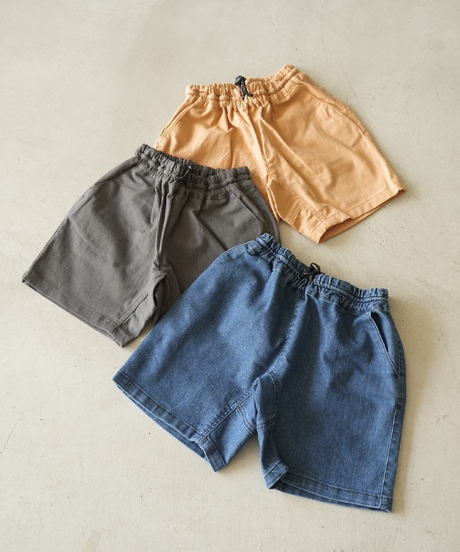 [R223145]F.O.KIDS(エフオーキッズ) ウエストコードハーフパンツ 5分丈 半ズボン 90 100 110 120 130 140 150サイズ