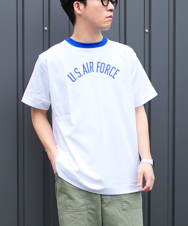 【SALE 30%OFF】NECESSARY or UNNECESSARY/N.O.UN(ネセサリーオアアンネセサリー/ナウン) AIR FORCE エアフォース メンズ Tシャツ トップス 半袖 クルーネック セール [90012109]